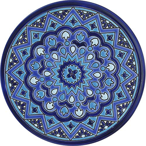 Grabado y Cerámica España .Platos Decorativos para Pared, Pintados a Mano con la técnica de la Cuerda Seca .Cerámica Andaluza.51444