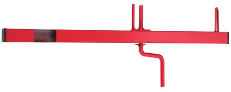 ORFOFE Enrouleur Manuel de Sangle Outil D'enroulement Pratique pour Camion en Acier Rouge Facile à Transporter et Stocker pour Sangles de Chargement