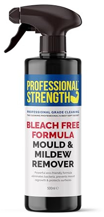 Professional Strength Mould & Mildew Remover Bleach Free 500 ml (Pack of 1) – Safe Non-Toxic Biocidal Formula for Bathrooms, Kitchens & Walls