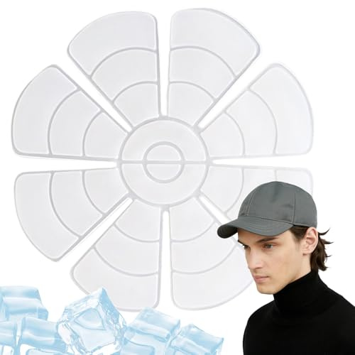 Cooling Hat Insert - Heavy Duty Helmet Ice Pack, Reusable Freezer Cold Pad | Safety Helmet Comfort Accessory