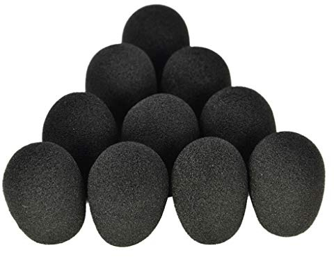 Zuoeay Microphones de scène tenus dans la main épais en mousse pour micros, accessoires de microphone éponge