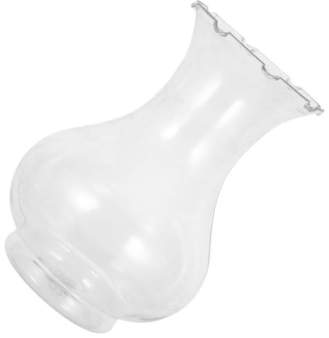 Veemoon Lot de 6 Vases en Plastique Transparent pour Jacinthes Vases Décoratifs Compacts pour Bulbes Culture Hydroponique Décoration de Table de Mariage et Intérieur pour Boutons de Roses