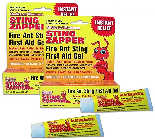 1 Fire Ant Bite Treatment Sting Zapper Gel Cream Bee Bed Bugs Mosquito First Aid