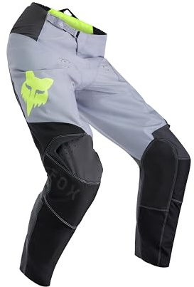 Fox Racing Pantalon de Motocross 180 pour Homme, Noir/Jaune, Taille 34