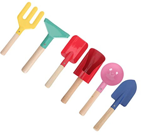 POPETPOP 2 Ensembles Outil de Plantation de Fleurs Pelle cisailles de Jardinier fourches de Jardinage Fourche Jardinage Trousse Enfant Outils de râteau de Jardinage Outils de Plantation