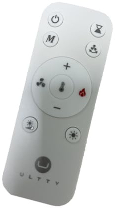 Ultty CR063 Remote Control for Tower Heater and Cooling Fan, Compatible with Ultty Heater and Fan Models.
