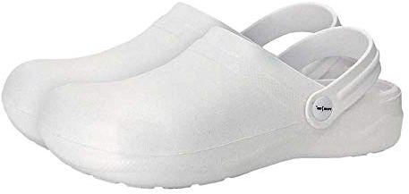 REIS Unisex Clogs & Pantoletten, Weiß, 43 EU
