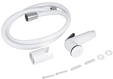 Bidet de salle de bain avec kit pulvérisateur pour chien - Adaptateur universel - Support mural