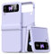 ZCDAYE Case for Samsung Galaxy Z Flip 4,Samsung Z Flip 4(2022) Foldable Flip Case,Silky Touch Shockproof Protective Cover Case for Samsung Galaxy Z Flip 4, Purple