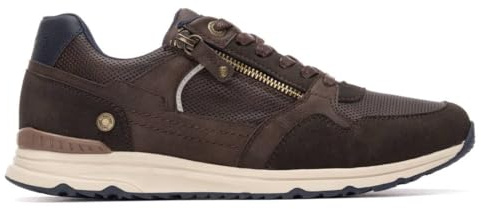 REFRESH - Zapatilla Hombre Marron - Calzado Cómodo y Versátil - Moda Casual - Modelo 17290001 (Talla 43)