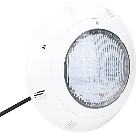 Dioche Luz, Natación Subacuática AC12V 40W 360 LED Luces Subacuáticas para Piscinas - Iluminación Impermeable de Color Blanco para Piscinas Frescas y Saladas - Fácil Instalación, Adecuada para