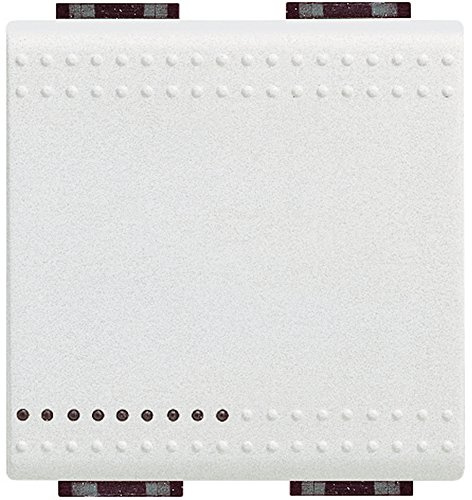 Bticino sn4911 K2 F livinglight FP - Tapa de botón iluminable, 2 módulos