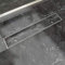 vidaXL Duschrinne Edelstahl Befliesbar 630x140mm Duschablauf Boden Ablaufrinne