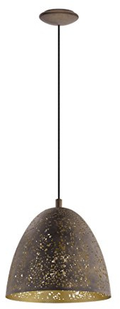 EGLO Pendellampa Safi, 1-flammig vintage hänglampa i industriell stil