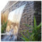 Wasserfall-Pool-Brunnen Edelstahl 304 Wasserfallauslass Pool-Wasserfall-Brunnen Wasser Vorhangfassade Hof Fischteichlandschaft AWWXJ (Color : Black, Size : 1m/3.3FT)