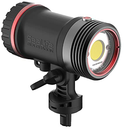 SeaLife Sea Dragon SL680 5000 Underwater Lighting Set - Sea Dragon 5000 Photo/Video Light Head with Color Boost, Protective Neoprene Sleeve, Adapters, and Accessories