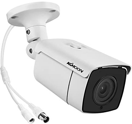 KOCAN Telecamera di sicurezza analogica 1080P da esterno IP66 Telecamera di sorveglianza CCTV impermeabile 24 pezzi LED a infrarossi, sistema di visione notturna da 82 piedi