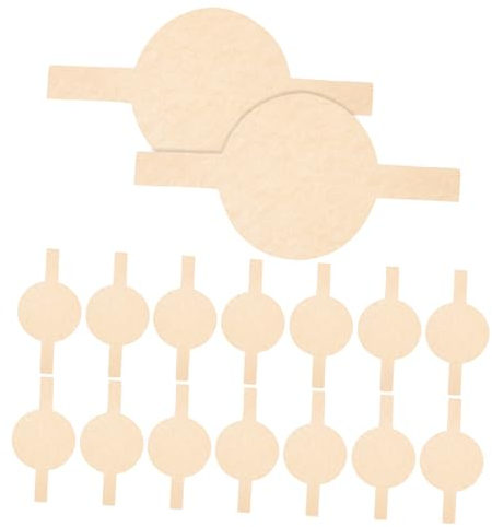 Happyyami 100 Hojas Papel Pergamino para Freidora Conveniente Papel para Hornear Suministros De Cocina Papel para Freír Papel Horno Fuente Horno Papel con Orejas Papel De Silicona