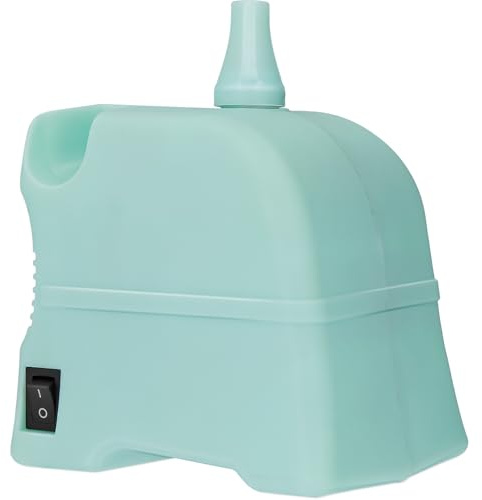 Folat 64529 - Pompa per palloncini elettrica, 600 W, portatile, per decorazioni di compleanno e feste, colore blu