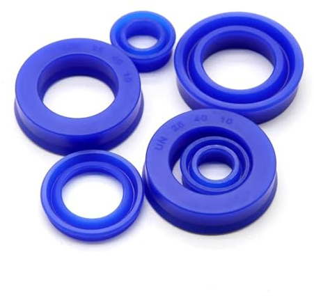 XFWYHLTO Hardware Fittings UN Radial Shaft Hydraulic Seal ID 8-19MM Polyurethane Piston Shaft Piston Rod PU Single Lip U-Shaped Cup Oil Seals Seal Washer(12x18x6(5pcs))
