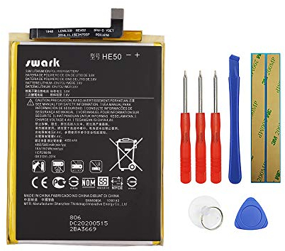 Swark Li-Polymer Akku HE50 Kompatibel mit Moto E4 Plus XT1770 XT1775 XT1774 XT1776 SNN5989A HE50