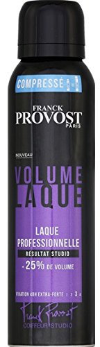 Franck Provost Laque professionnelle compressee volume fixation ultra forte - Le spray de 150 ml