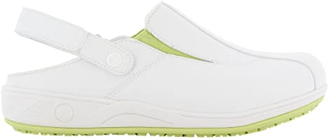 SAFETY JOGGER Arbeitsschuhe Damen 39 EU - CARINNE - Oxypas - Leichter, Bequemer Arbeitsschuh mit Klettverschluss, ideal für Pflege oder Küche, rutschfest, Stoßdämpfend Sicherheitsclog, Grün