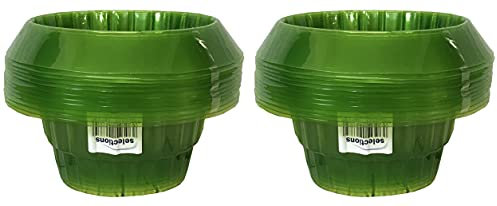 Selections Plastic Slug & Snail Plant Protection Collars (Pack of 24) for Plants and Flowers