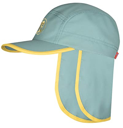 Trollkids Kinder Kappe Troll XT, Gletschergrün/Limonade, Größe 6-12 Years;52-56cm