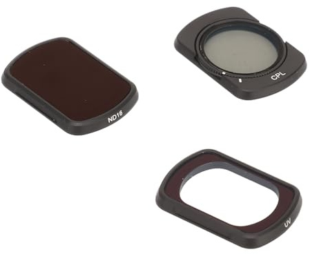 Kit Filtro UV ND CPL, Set di Filtri Magnetici per Riduzione Abbagliamento e Riflessione per Drone Osmo Pocket 3