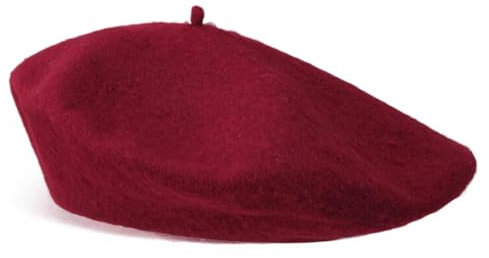 ZKGYUS Baskenmütze für Damen, Beret, Französischen Beret Damen,Baskenmütze mit Kaschmir Wollbaske Baske Herrenbaske Damenbaske, Mode Barette Mütze