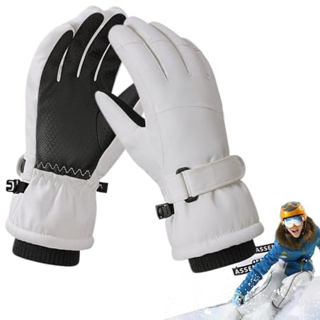 Snowboard-Fäustlinge für Jungen, Thermo-Snowboard-Fäustlinge für kaltes Wetter, bequeme Kinder-Skihandschuhe zum Radfahren, Skifahren, Snowboarden, Laufen