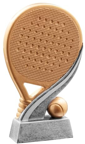 tecnocoppe Trofeo Padel Raqueta h 13,00 cm Placa personalizada de regalo