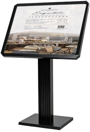 Tung posterhållare, trottoarhållare, Justerbar höjd, Reklamdisplay för butiker, Inomhus-/utomhusställning S5(50x70cm)-Black
