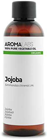 Jojoba BIO (Simmondsia chinensis) - 100 mL - Olio Vegetale Vergine e Certificato Cosmos - Aroma Labs - Made in France