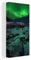 MuchoWow Leinwand Bilder, Einzigartige Wanddeko mit Rahmen, Nordlichter - Norwegen - Nacht, Wandbilder Wohnzimmer, Deko Schlafzimmer 40x80 cm