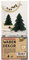 folia 49211 - Wabendekor Classic XMAS Trees, Weihnachtsanhänger 2er Set, Höhe ca. 20 und 13 cm, faltbare Weihnachtsdeko für innen