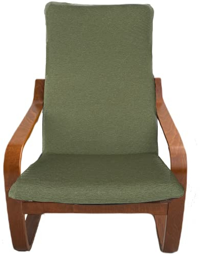Dorian Home Fodera Cuscino Per Poltrona Poang In Maglia Tecnica Elasticizzata - Rivestimento Pratico Da Montare, Lavabile In Lavatrice, No Stiro (Kiwi)