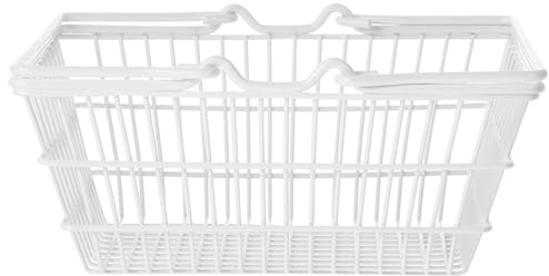 NUOBESTY Portable Handheld Shopping Basket with Handle for Grocery Cosmetics and Home Organization - Lightweight and Convenient Storage Solution