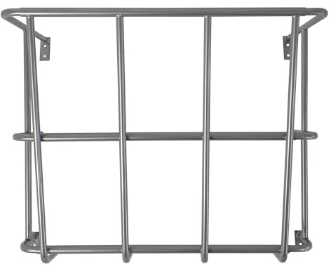 BUYYAH Hay Feeder Goat, 20 Gallon Multiple Sided Goat Hay Rack, Heavy Duty Iron Wall Hay Rack for Sheep, Horses, Effortless Installation in Farm, Yield