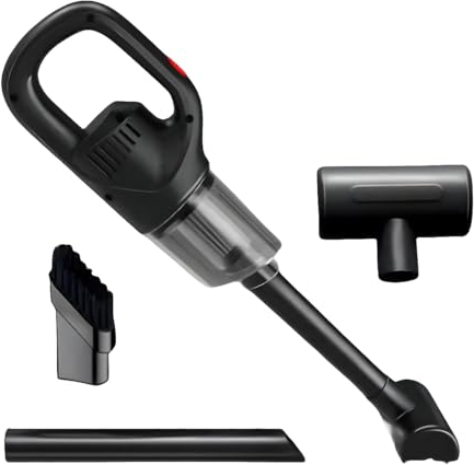 Wixann Handheld Vacuum Cleaner, 50000Pa 120W Cordless Car Vacuum, Portable for Sofa, Mattress, Window, Desk (Black)