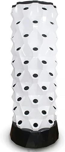 FLTRGO Hydroponics Tower, Aquaponics Grow System, Garden Tower Aeroponics Growing Kit for Herbs, Fruits and Vegetables with Hydrating Pump, Timer, Adapter, Seeding Bed Net Pots
