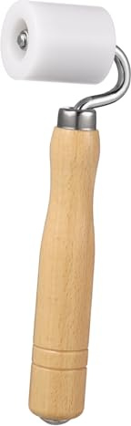 HOMSFOU di pressione per carta da parati in legno Pom di pressione per carta da parati spessa e non tessuta Applicazione della pasta per decorazione domestica fai da te