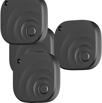 Air Tracker Tag 4 Pack for iOS, Bluetooth tracker Tag, 2 Years of Use, IP67 Waterproof Key Finder/Item Finder/Luggage Tracker[Tagigo]