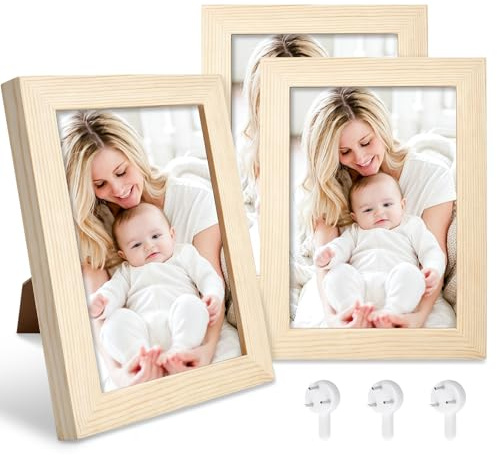 FALSKT 3PCS Cornice Foto 13x18cm Cornice Legno in MDF Portafoto da Tavolo