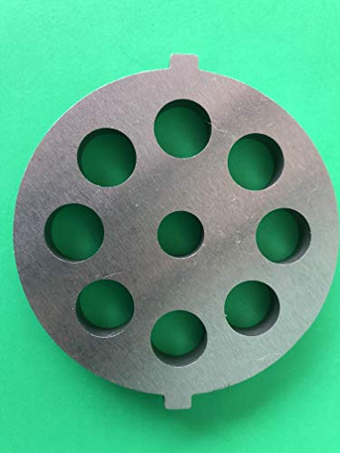Measure first. #12 X 1/2 Sausage and Chili Grind Meat Grinder Disc Plate WITH TWO TABS for STX TurboForce 3000 MEASURE. MEASURE. MEASURE. 2 3/4 (69 mm) plus tabs diameter. NO RETURNS ON THIS ITEM