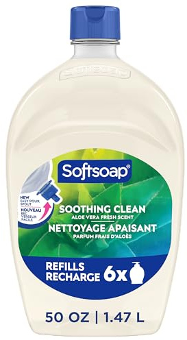 Softsoap Soothing Clean Liquid Hand Soap Refill, 50 Ounce