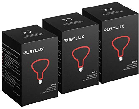 RubyLux NIR-A Near Infrared Bulb Grade A (3 Pack)