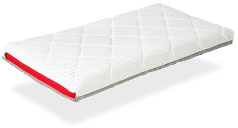 DORMISSIMO Babymatratze 80x50 Mini Duo VISCO Höhe 7 cm - Abnehmbarer, waschbar, viskoelastisch und atmungsaktiv