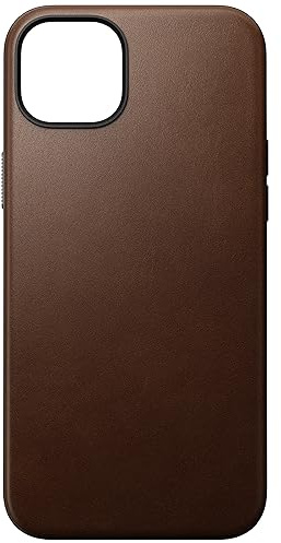 NOMAD - Modern Leather Case - iPhone 15 Plus | Brown Leather